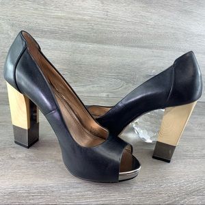BCBGeneration Theo Heels Peep Toe Pump Size 8.5B